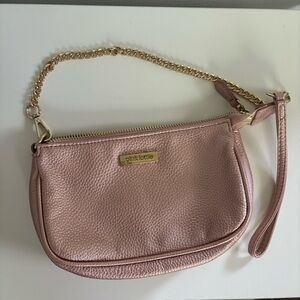 Mini rose gold handbag